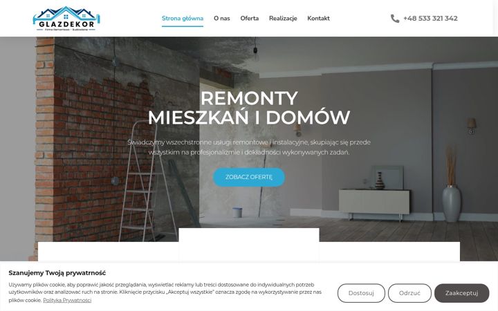 Screenshot of glazdekor.pl