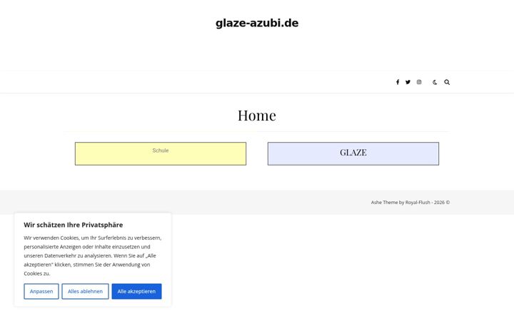 Screenshot of glaze-azubi.de