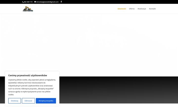 Screenshot of glazewskiszczytno.pl