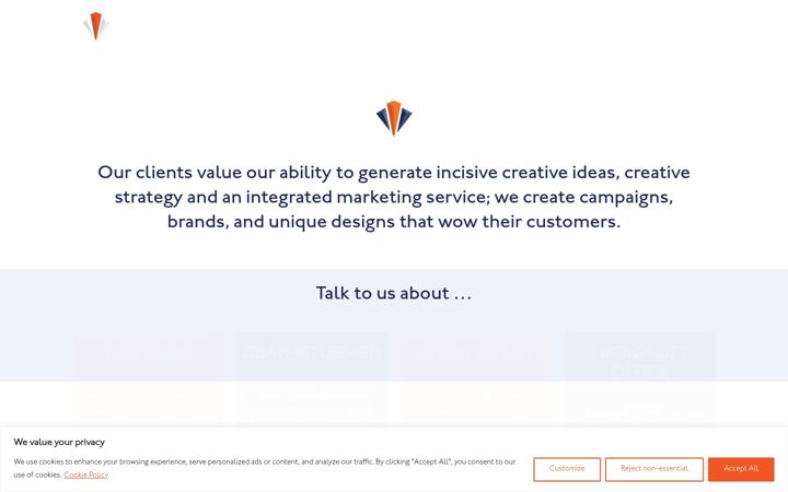 Screenshot of glazierdesign.com