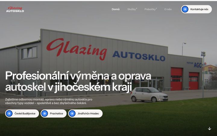 Screenshot of glazingautosklo.cz