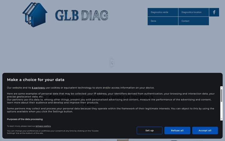 Screenshot of glb-diag.fr