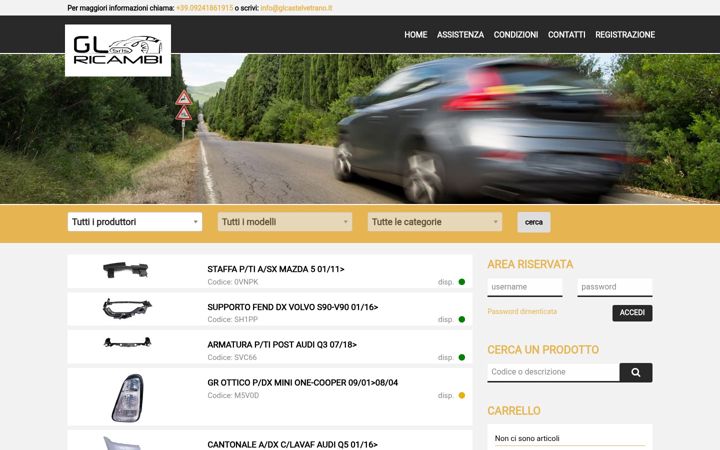 Screenshot of glcastelvetrano.it