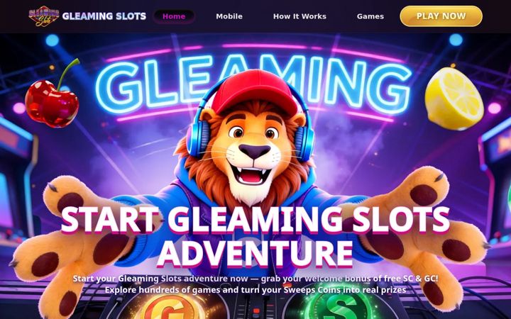 Screenshot of gleamingcasino.com