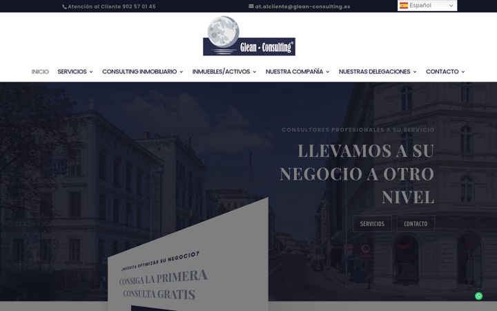 Screenshot of glean-consulting.es