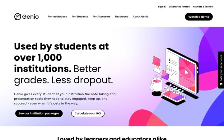 Screenshot of glean.co