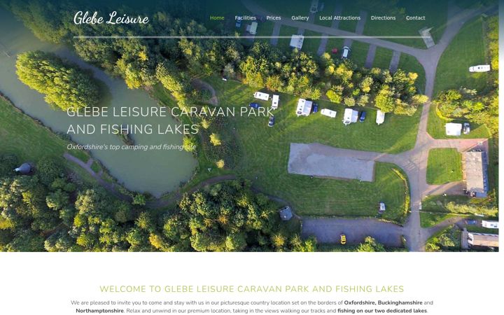 Screenshot of glebeleisure.co.uk
