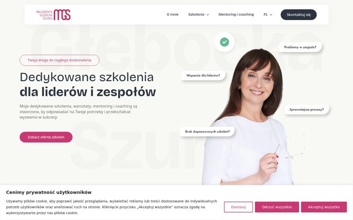 Screenshot of glebockaszurko.pl