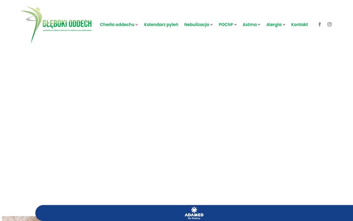 Screenshot of glebokioddech.pl