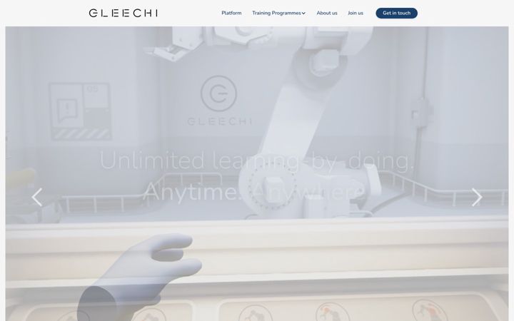 Screenshot of gleechi.com