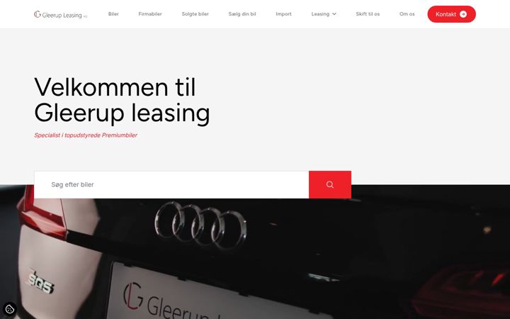 Screenshot of gleerupleasing.dk