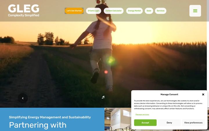 Screenshot of gleg.co.uk