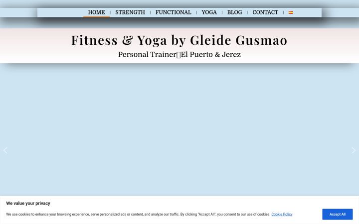 Screenshot of gleidegusmao.com