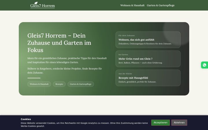 Screenshot of gleis7-horrem.de