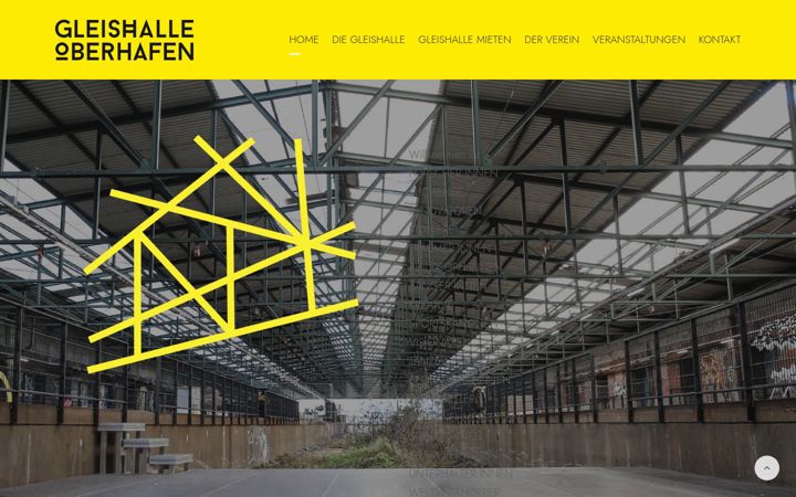 Screenshot of gleishalle.de