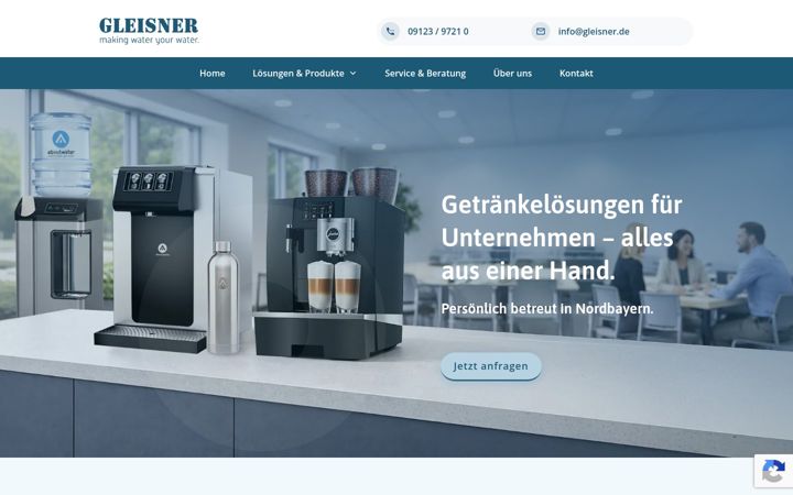 Screenshot of gleisner.de