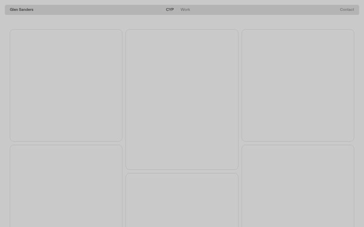 Screenshot of glenasanders.com