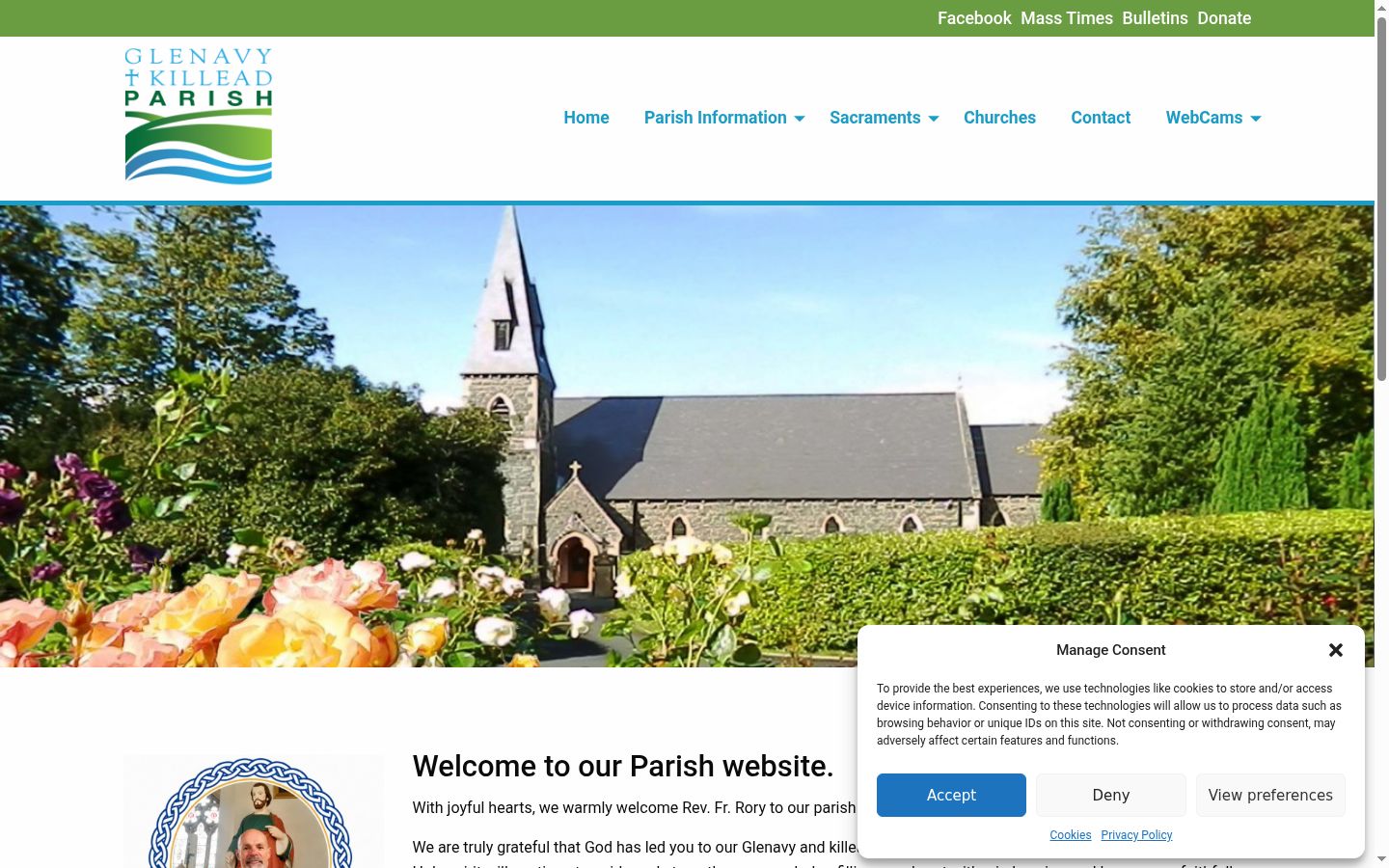 Screenshot tal-banner tal-kunsens muri qabel kwalunkwe interazzjoni