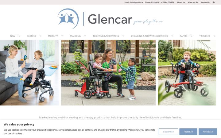 Screenshot of glencar.ie
