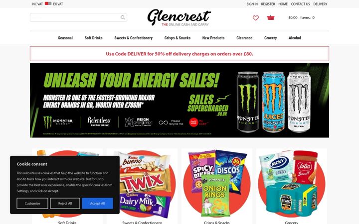 Screenshot of glencrest.co.uk