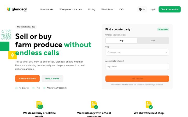 Screenshot of glendeal.com