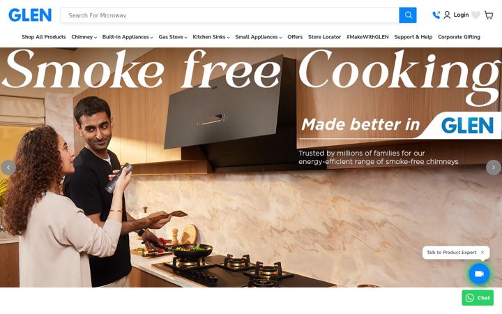 Screenshot of glenindia.com