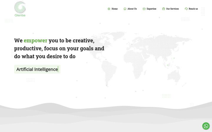 Screenshot of glenise.com