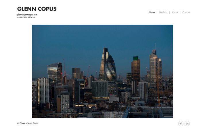 Screenshot of glenncopus.com