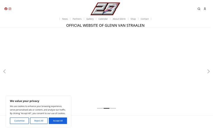 Screenshot of glennvanstraalen.com