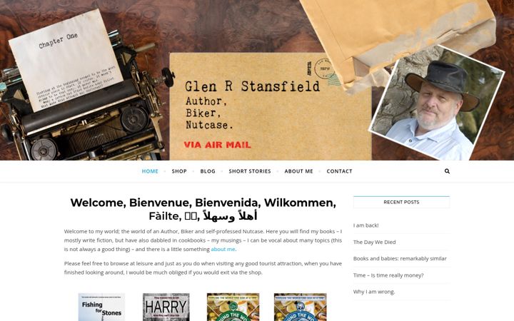 Screenshot of glenrstansfield.co.uk
