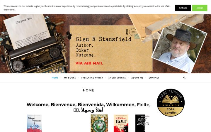 Screenshot of glenrstansfield.com