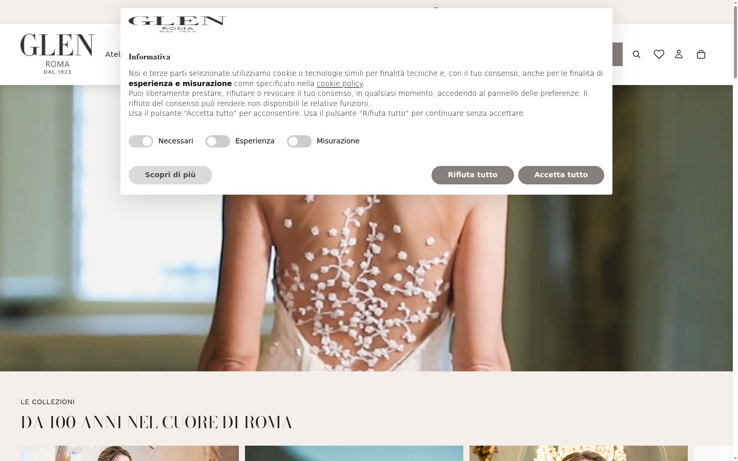 Screenshot tal-banner tal-kunsens muri qabel kwalunkwe interazzjoni