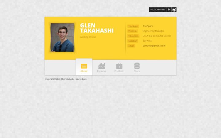 Screenshot of glentaka.com