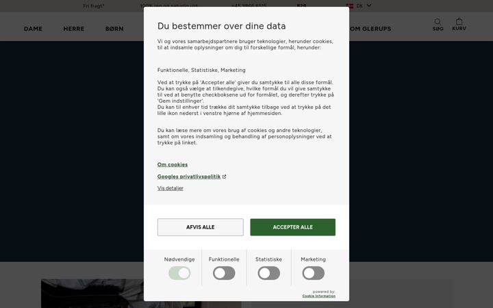 Screenshot of glerups.dk
