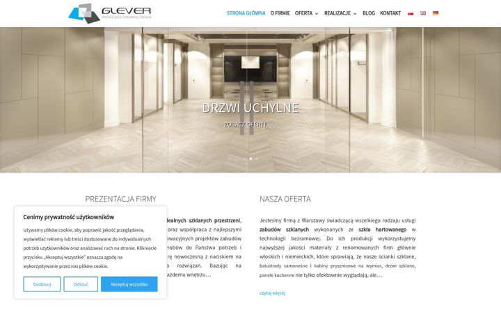 Screenshot of glever.pl