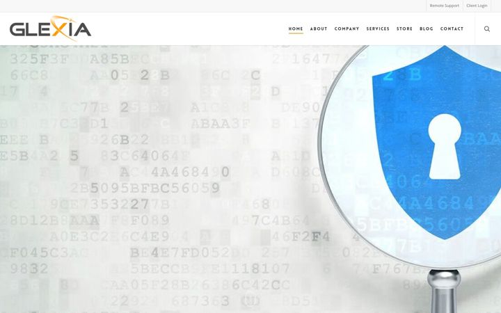 Screenshot of glexia.com