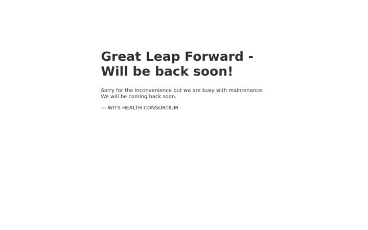 Screenshot of glf.co.za