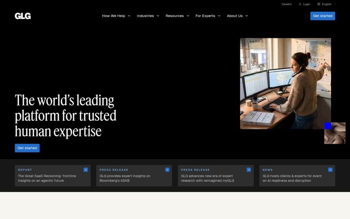 Screenshot of glgresearch.com