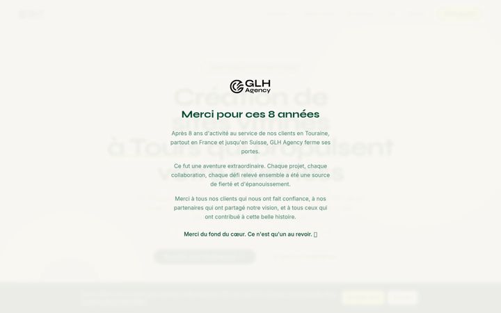 Screenshot of glh-agency.fr