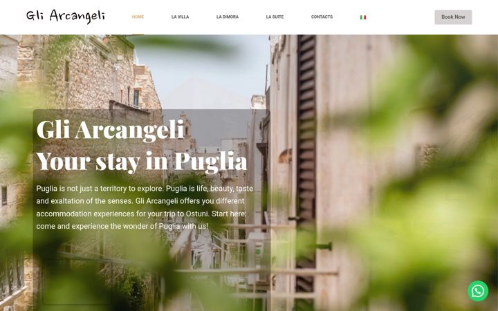 Screenshot of gliarcangeli.it