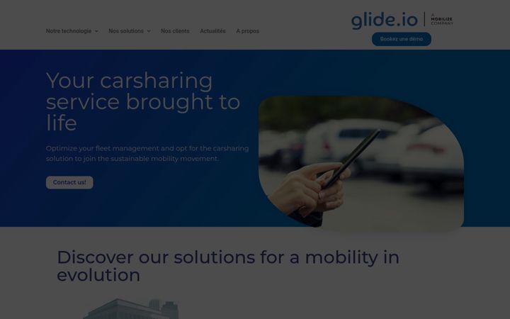 Screenshot of glide.io