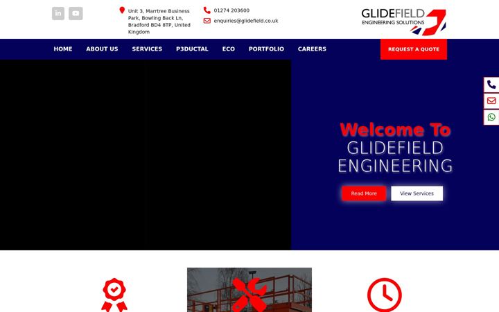 Screenshot of glidefield.co