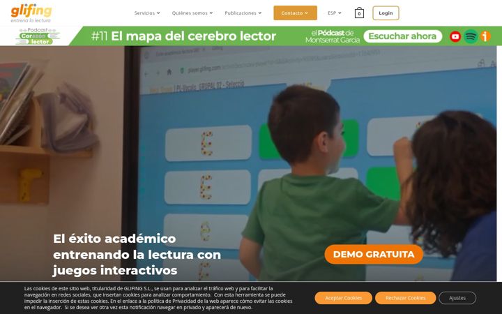 Screenshot of glifing.com