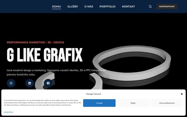 Screenshot of glikegrafix.com