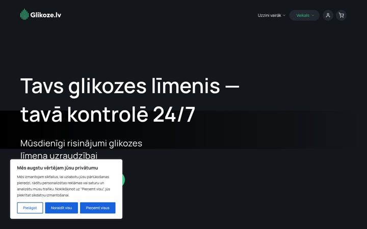 Screenshot of glikoze.lv