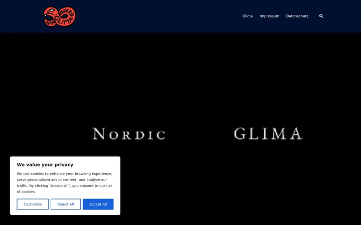 Screenshot of glima.de