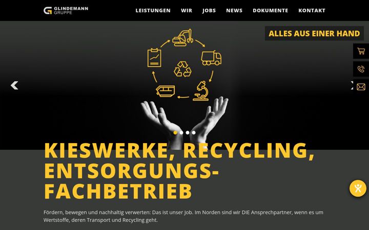 Screenshot of glindemanngruppe.de