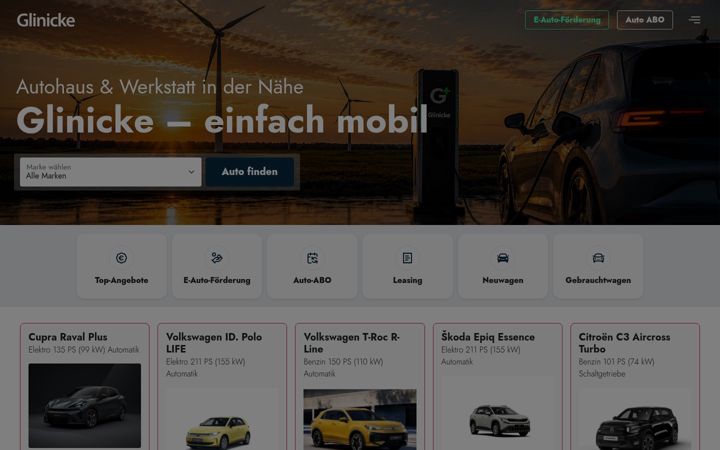 Screenshot of glinicke.de