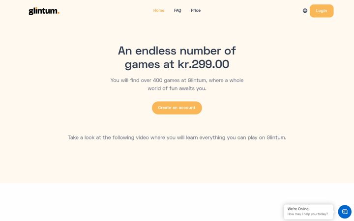 Screenshot von glintum.com
