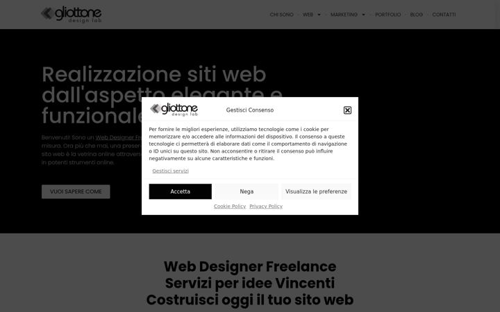 Screenshot of gliottonedesignlab.com
